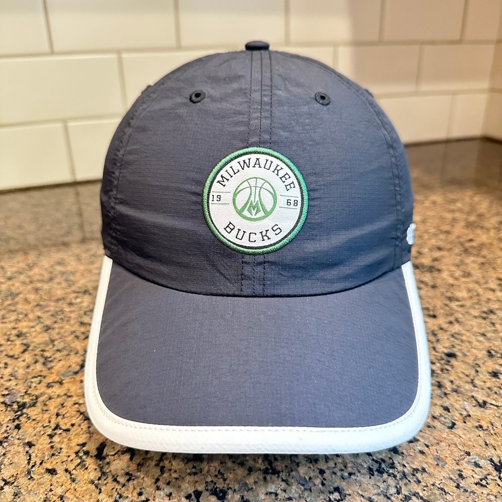 Milwaukee Bucks '47 Baseball Cap Adjustable Gray Nylon NBA Hat